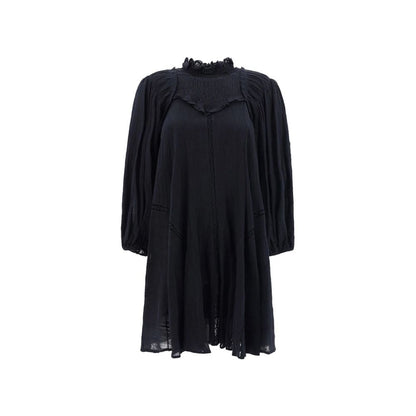 Isabel Marant Étoile Vestito Casual Nero in Cotone