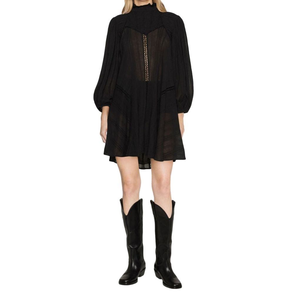 Isabel Marant Étoile Vestito Casual Nero in Cotone