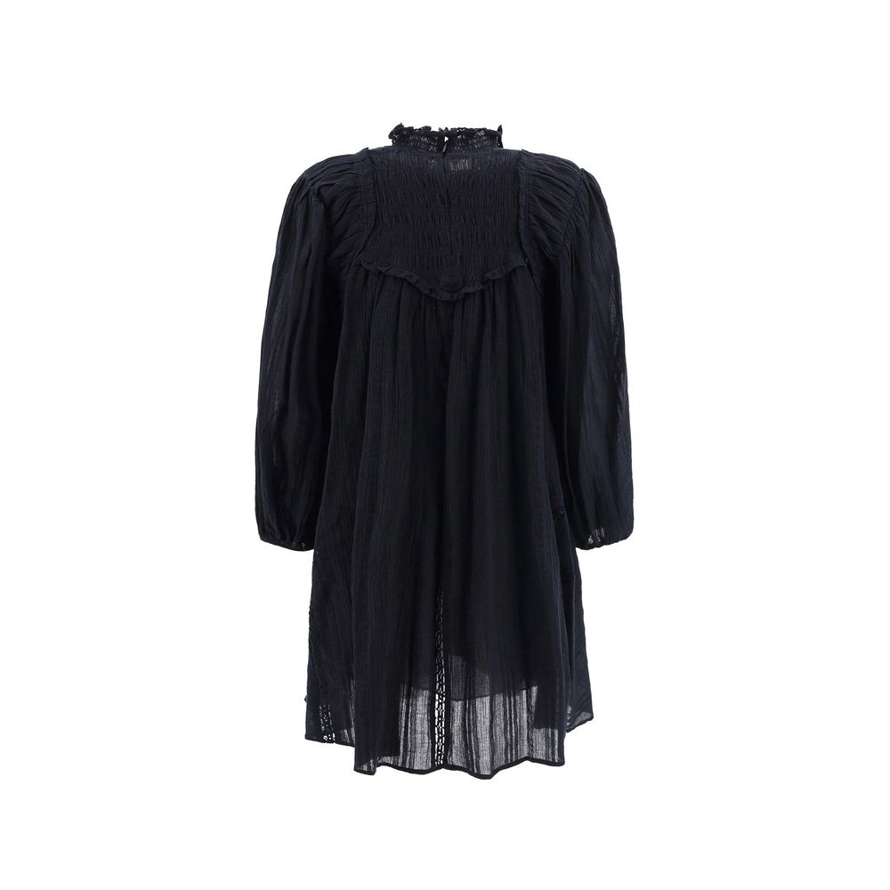 Isabel Marant Étoile Vestito Casual Nero in Cotone