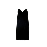 Robe de cocktail noire en coton Loewe