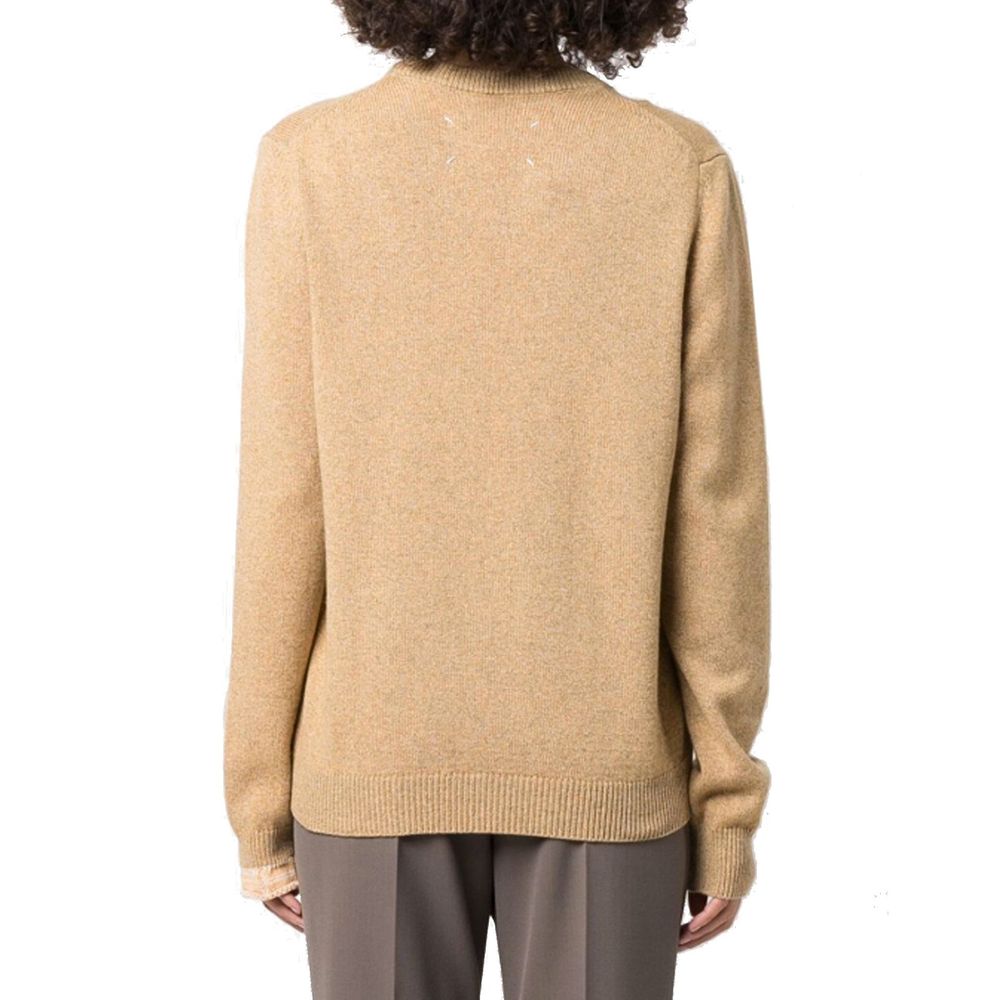 Maison Margiela Maglione in Cashmere Marrone