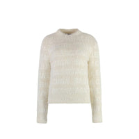 Maglione Balenciaga in elastan bianco