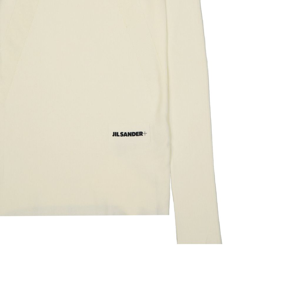 Felpa Jil Sander in cotone bianco
