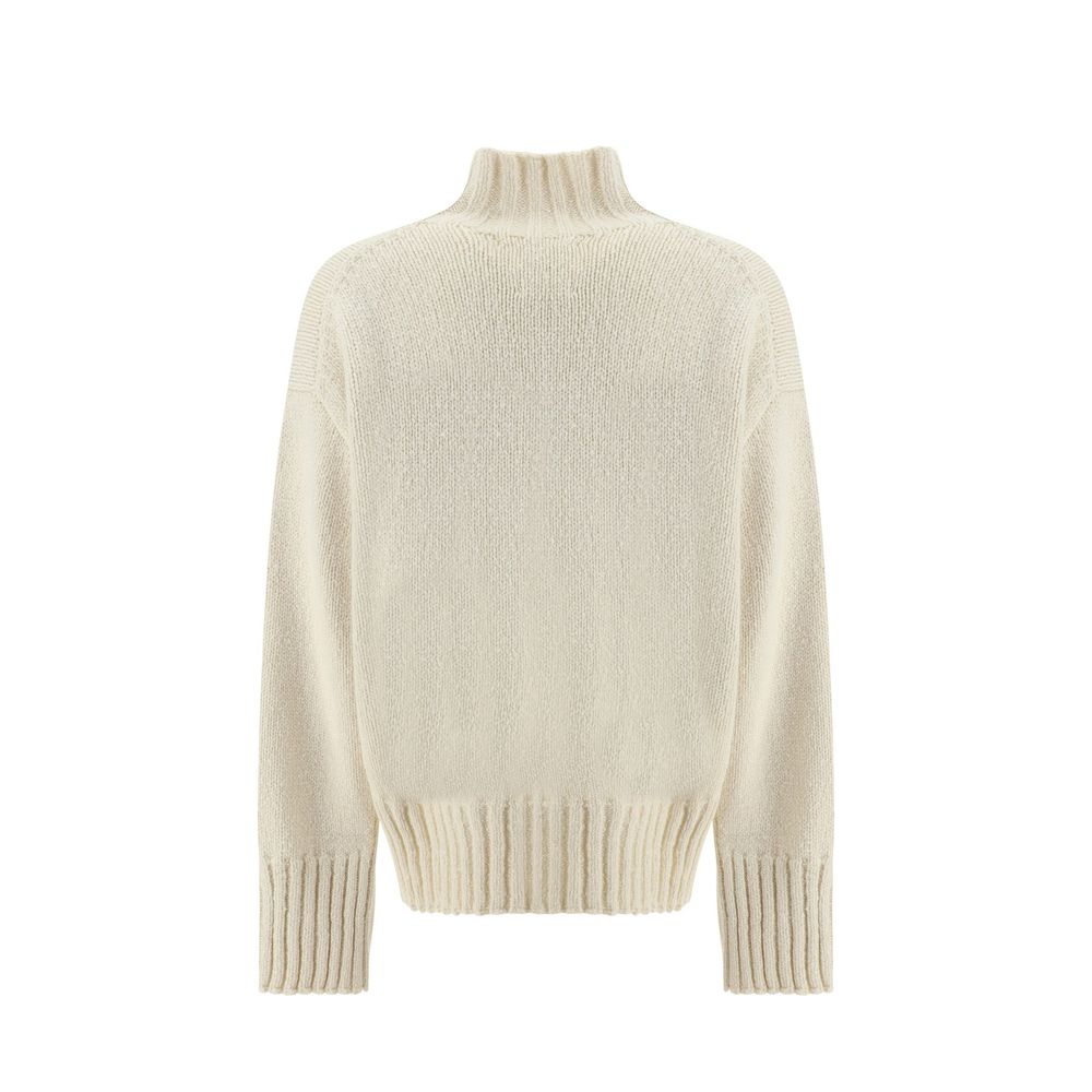 Sweat-shirt Jil Sander en soie blanche