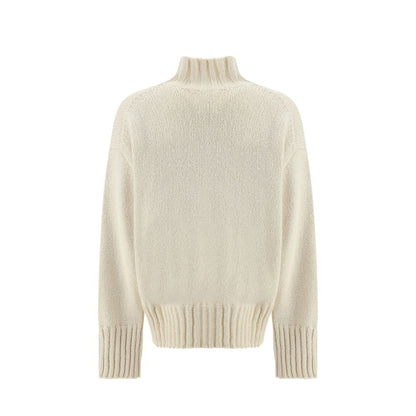 Sweat-shirt Jil Sander en soie blanche