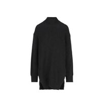 Col roulé en laine noire Jil Sander