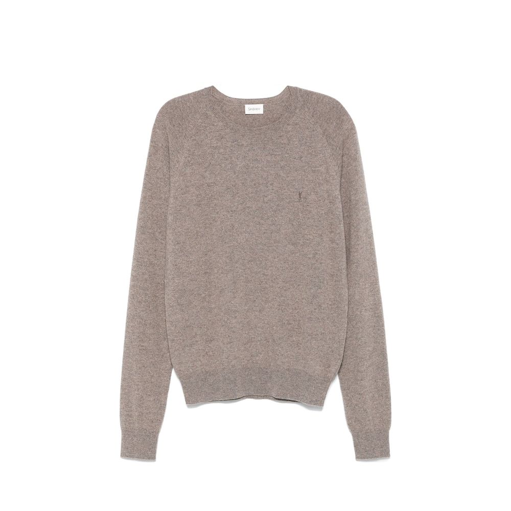 Maglione Saint Laurent in cashmere marrone