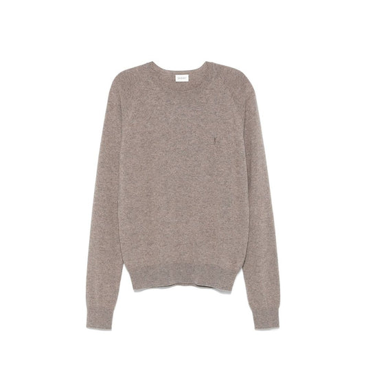 Maglione Saint Laurent in cashmere marrone