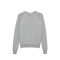 Maglione grigio in cashmere Saint Laurent