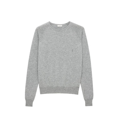 Maglione grigio in cashmere Saint Laurent