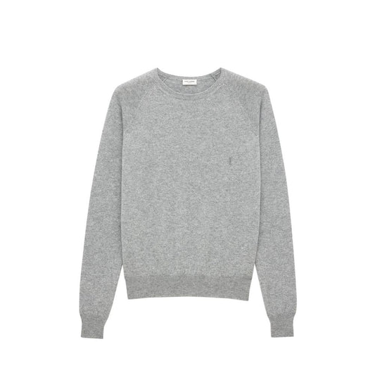 Maglione grigio in cashmere Saint Laurent