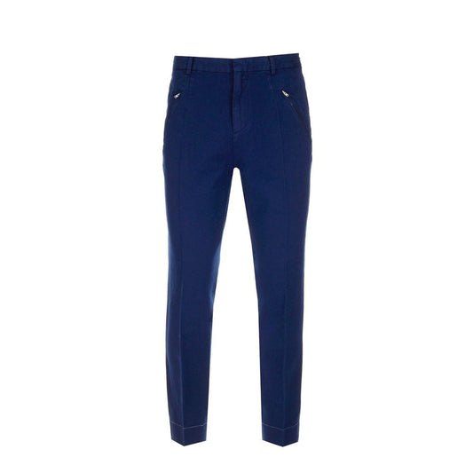 Maison Margiela Pantaloni Casual in Cotone Blu