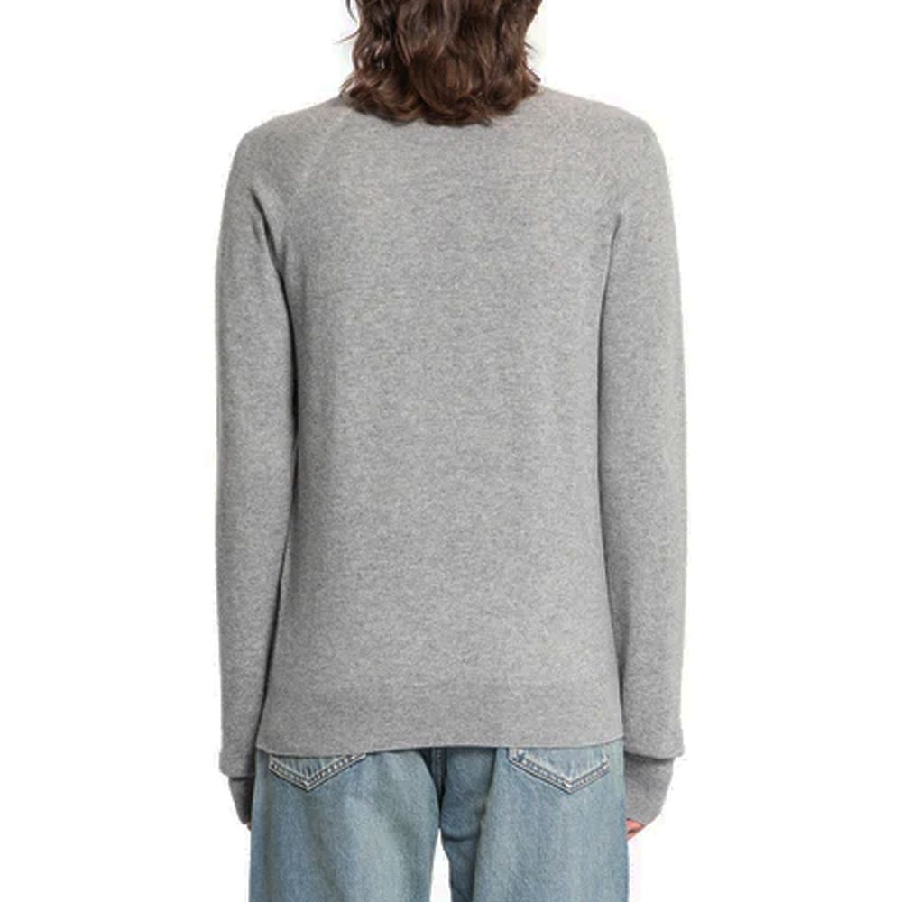 Maglione grigio in cashmere Saint Laurent