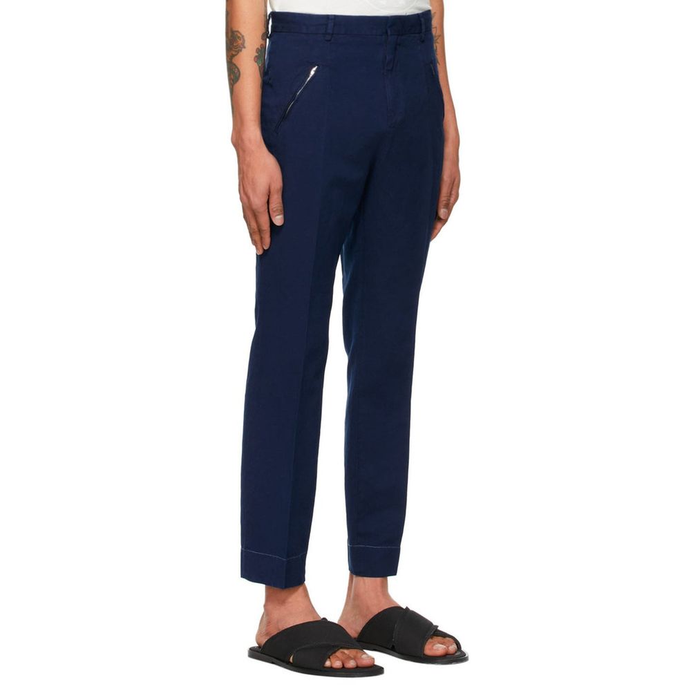 Pantalon décontracté Maison Margiela en coton bleu