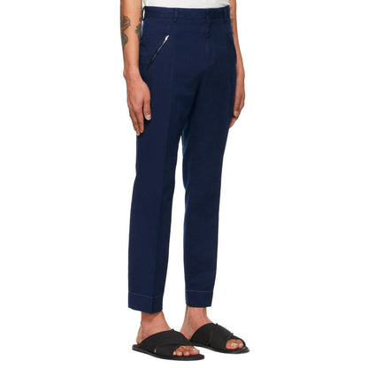 Pantalon décontracté Maison Margiela en coton bleu