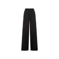 Pantaloni svasati Balenciaga in lana nera