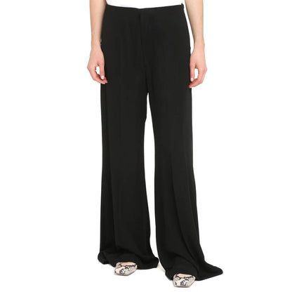 Pantalon décontracté Maison Margiela noir en viscose