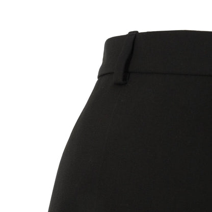 Pantaloni svasati Balenciaga in lana nera