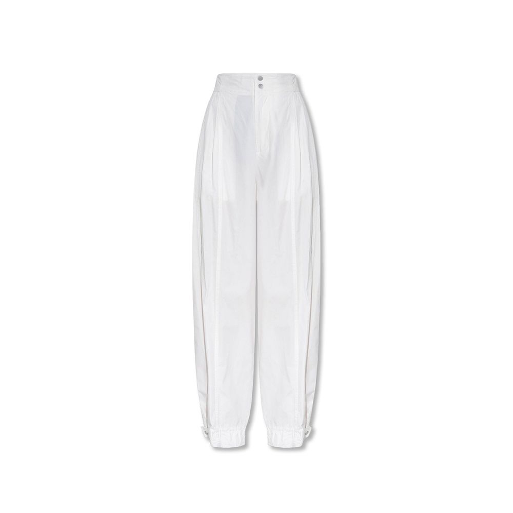 Bottega Veneta Pantaloni Casual in Cotone Bianco
