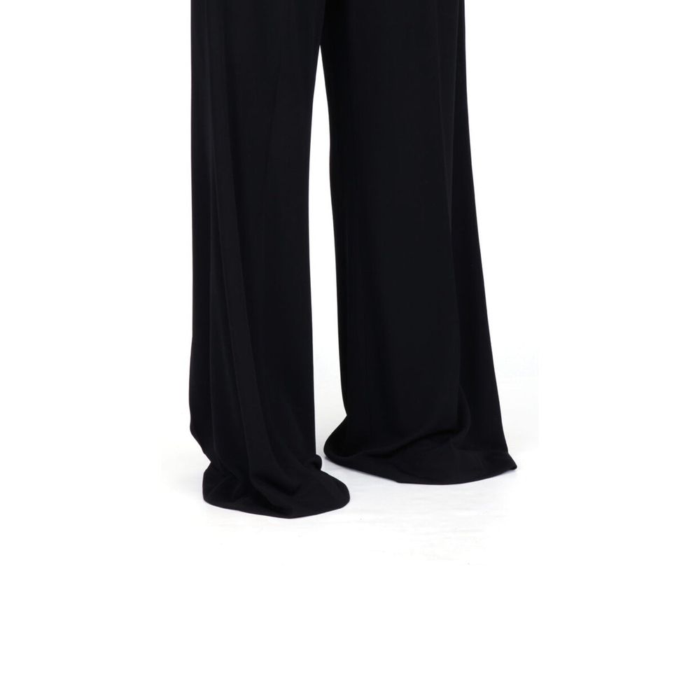 Pantalon décontracté Maison Margiela noir en viscose