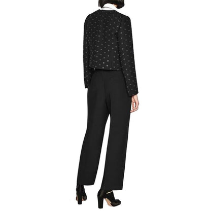 Pantaloni sartoriali Dior in lana nera