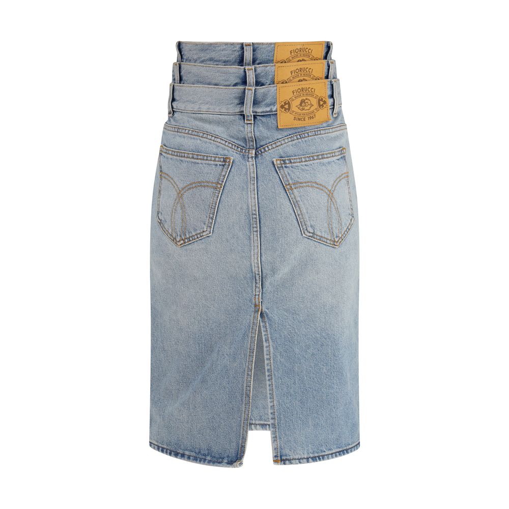 Fiorucci Blue Denim Skirt