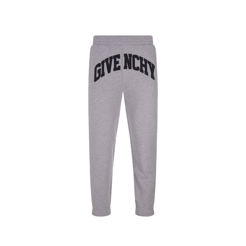 Joggers Givenchy in cotone grigio (pantaloni da allenamento)