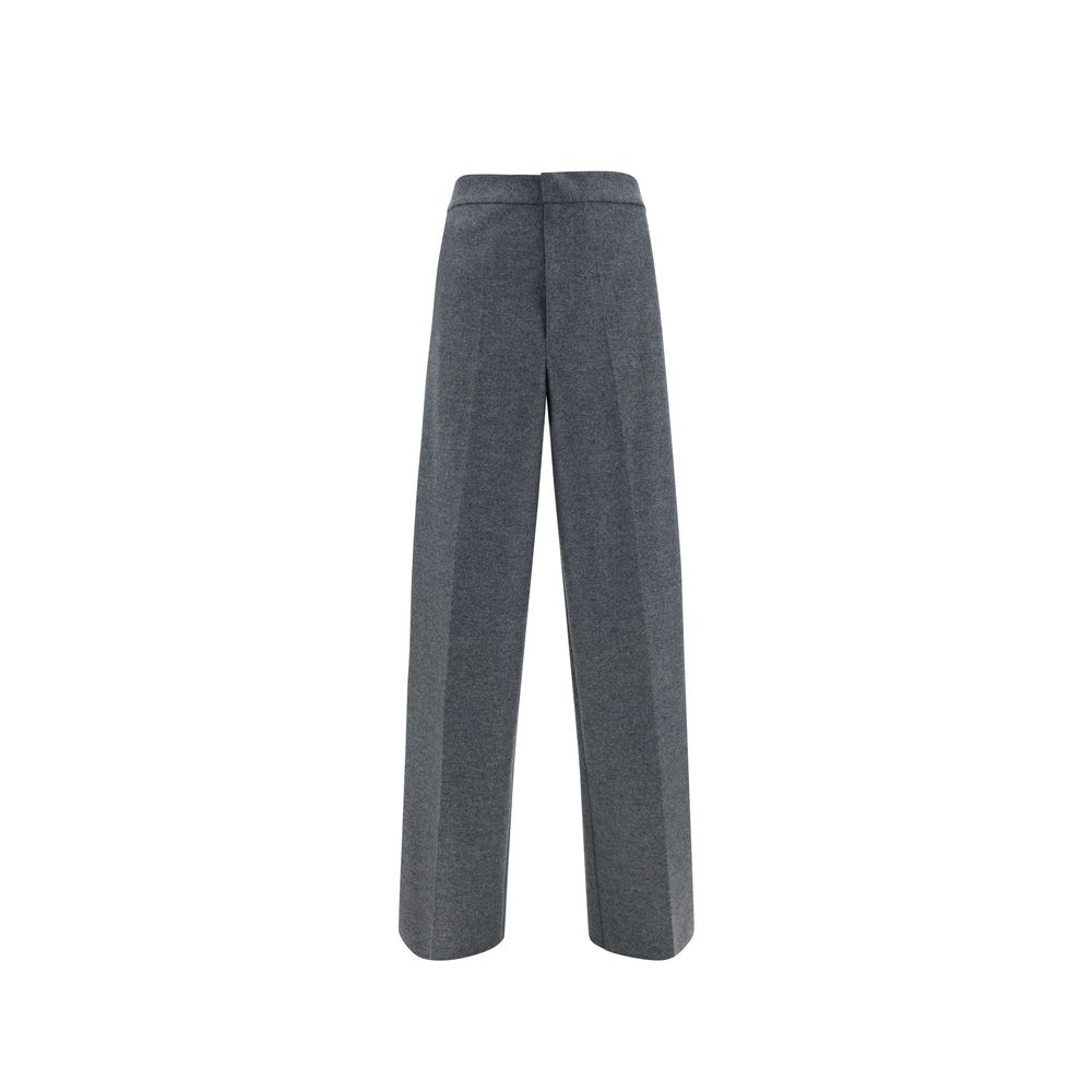 Pantalon habillé en laine grise Jil Sander