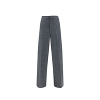 Pantalon habillé en laine grise Jil Sander