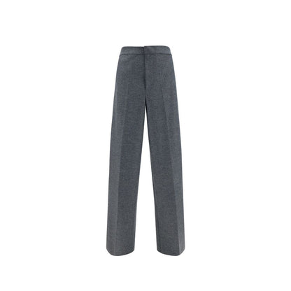 Pantalon habillé en laine grise Jil Sander