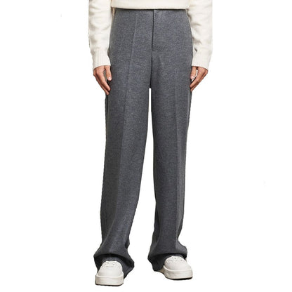 Pantalon habillé en laine grise Jil Sander
