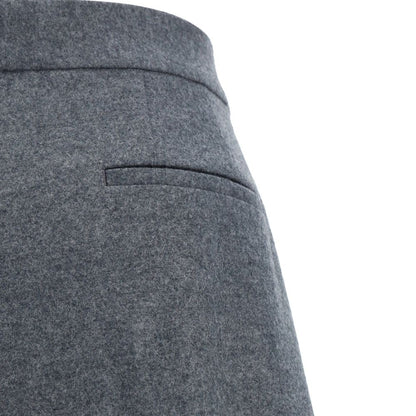 Pantalon habillé en laine grise Jil Sander
