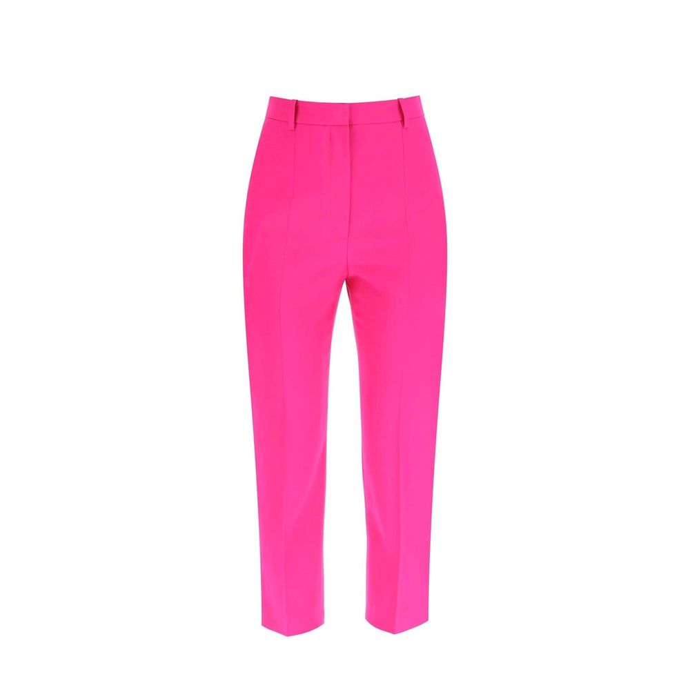 Alexander McQueen Pantaloni casual in lana multicolore