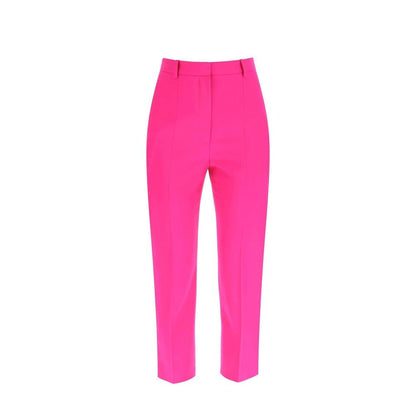 Alexander McQueen Pantaloni casual in lana multicolore