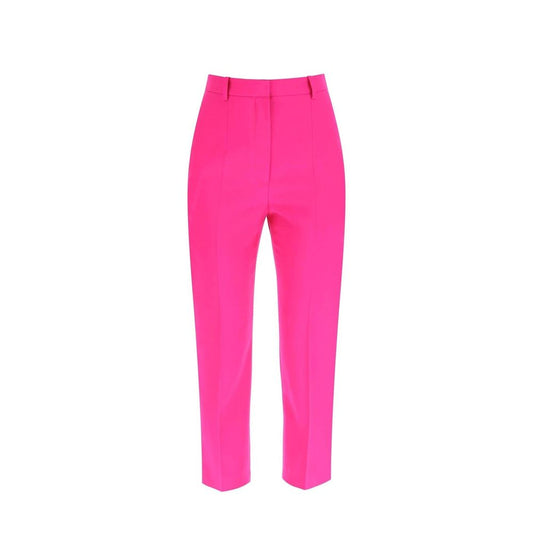 Alexander McQueen Pantaloni casual in lana multicolore
