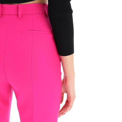 Alexander McQueen Pantaloni casual in lana multicolore