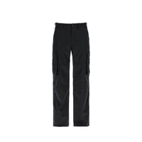 Pantalon cargo Céline noir en coton