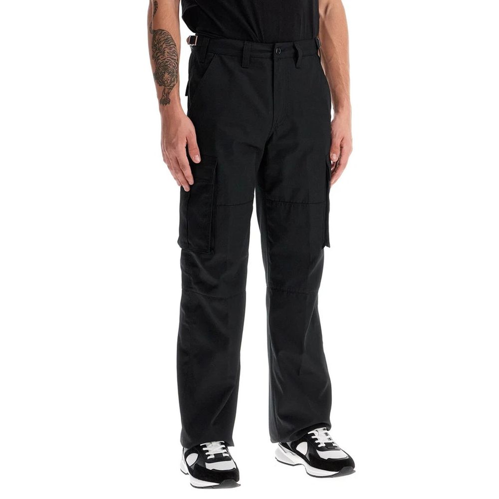 Pantaloni cargo Celine neri in cotone