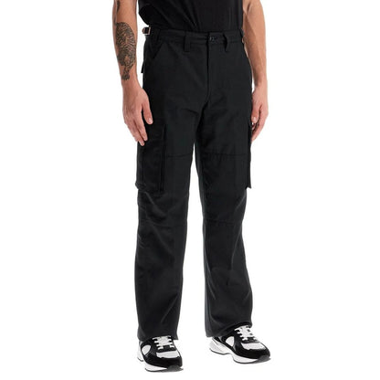Pantalon cargo Céline noir en coton