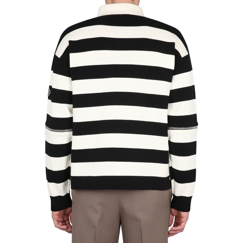 Polo in cotone bianca Gucci