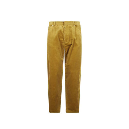 Pantalon décontracté en coton bicolore Prada