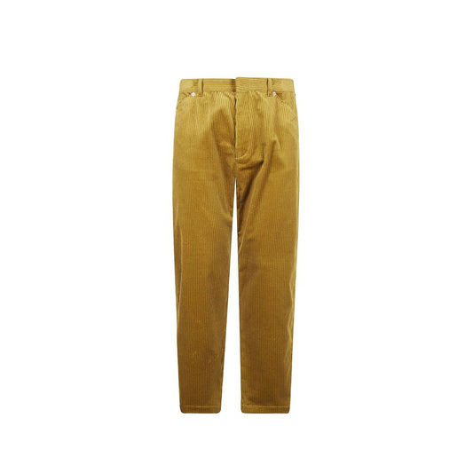 Pantaloni casual in cotone bicolore Prada
