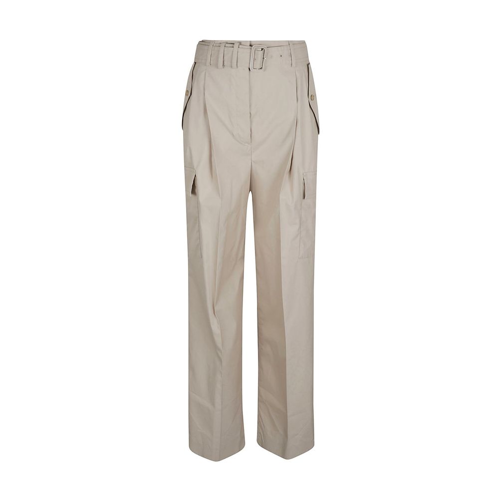 Pantaloni Cargo Prada Beige in Cotone