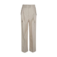 Pantaloni Cargo Prada Beige in Cotone