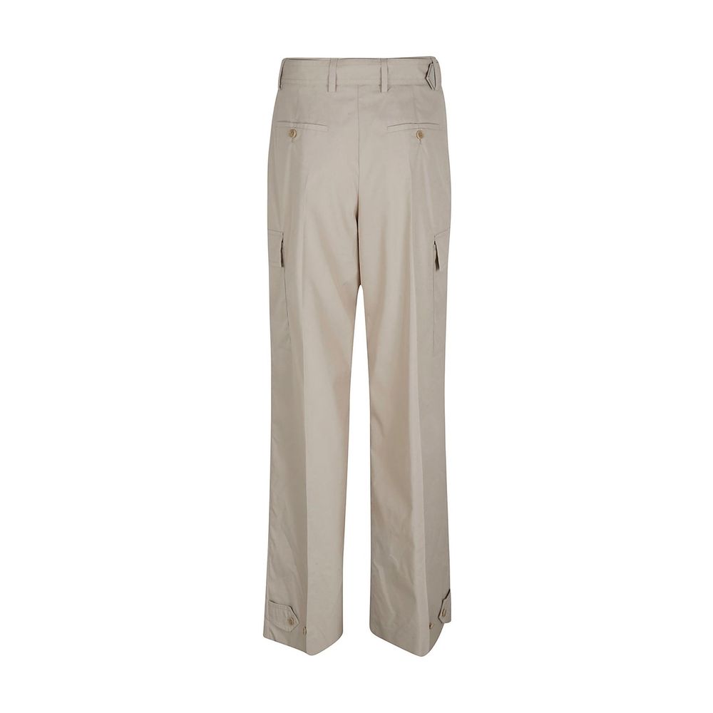 Pantaloni Cargo Prada Beige in Cotone