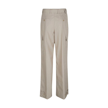 Pantaloni Cargo Prada Beige in Cotone
