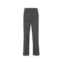 Pantalon de ville Prada gris en laine vierge