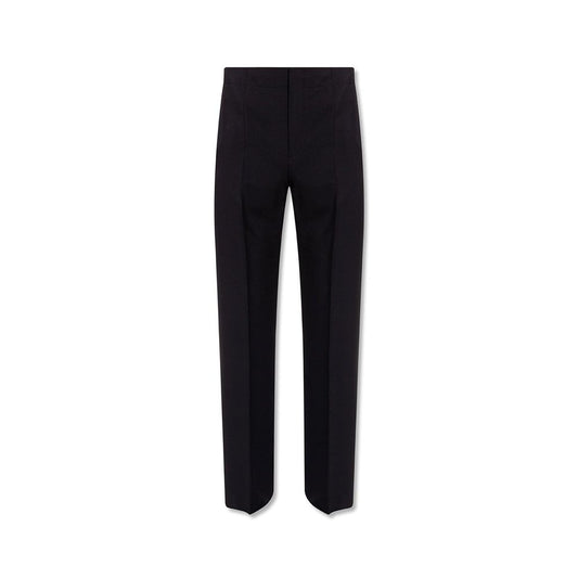 Pantalone casual blu in cotone Salvatore Ferragamo