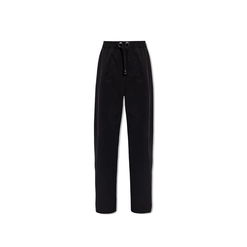 Pantaloni Casual Versace Neri in Cotone