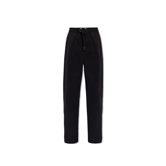 Pantaloni Casual Versace Neri in Cotone